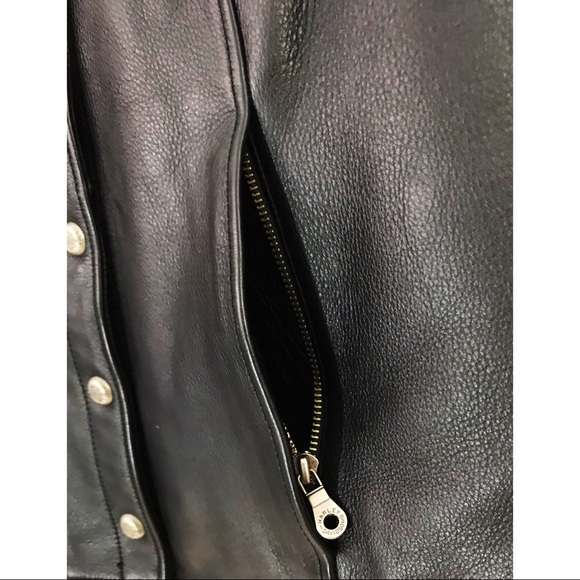 Harley Davidson Motorcycles Leather Jacket Vest - Picture 3 of 8